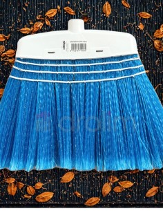 Escoba Plana Dura Azul (Exteriores) sin Mango.