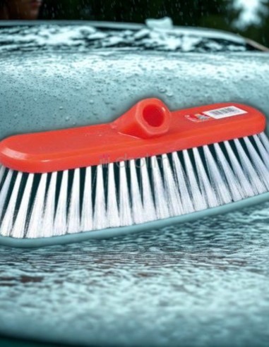 Cepillo de lavado de coches Plastik, cerdas suaves.