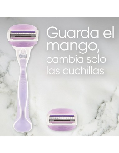 Gillette Venus Breeze con gel de afeitado
