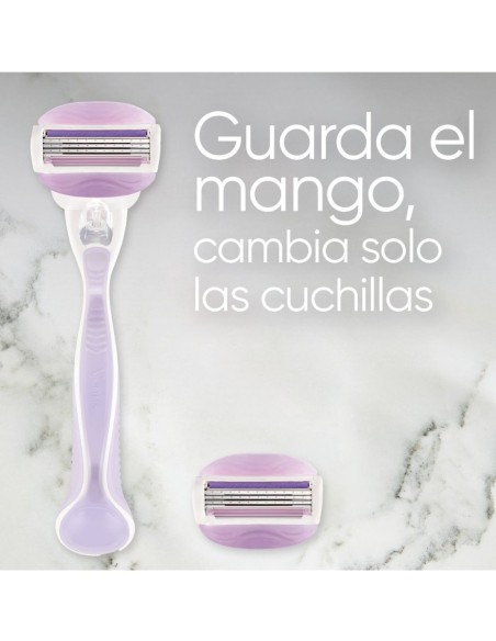 Gillette Venus Breeze con gel de afeitado