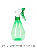 BOTELLA CON PULVERIZADOR CONICA TRANSLUCIDA 500 ML