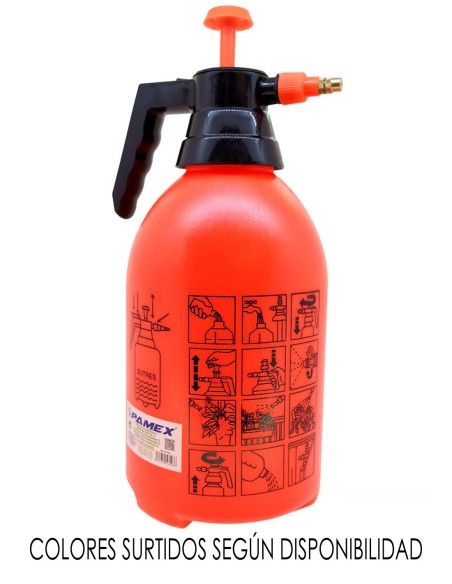 Pulverizador de presión previa de 3 litros para jardín.