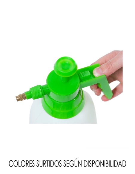 Pulverizador manual de 3 litros con boquilla ajustable.

