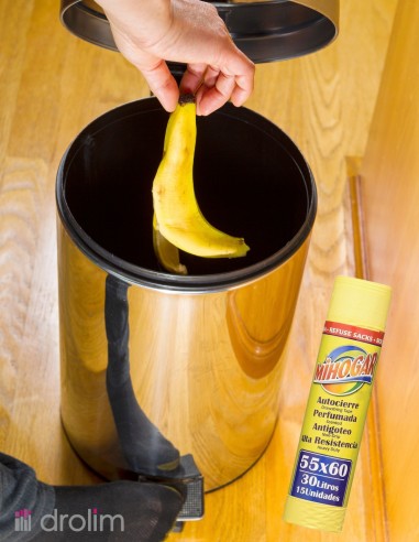 Bolsas de basura Mihogar con autocierre para reciclaje.