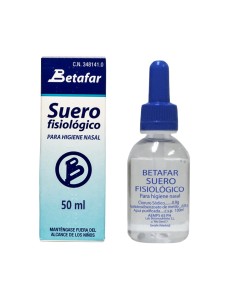 Betafar Suero Fisiológico para higiene nasal 50 ml.
