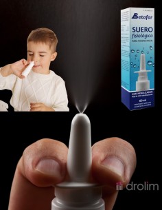 Betafar Suero Fisiológico para higiene nasal con nebulizador 60 ml. 2