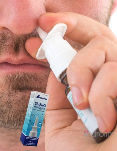 Betafar: nebulizador de suero fisiológico para limpieza nasal.
