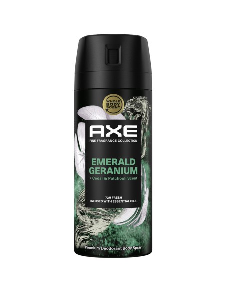 Axe Desodorante Spray Emerald Geranium 150ml.