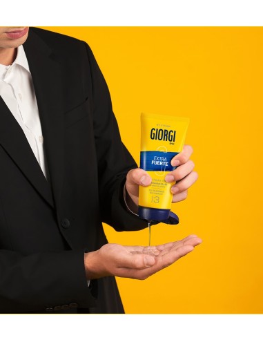 Envase de gel fijador Giorgi 50ml para llevar.