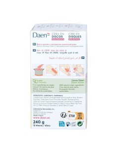 Daen Pastillas Depilar Rosa Mosqueta 12 Discos 240 grs. 2