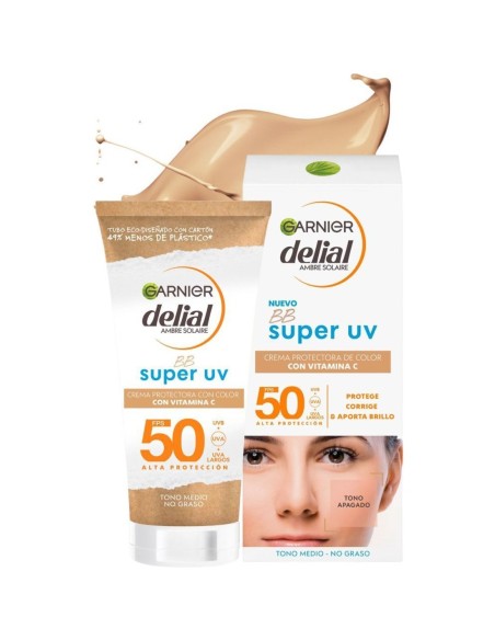DELIAL SOLAR FACIAL BB SUPER UV CREMA CON COLOR TONO MEDIO SFP50 50 ML