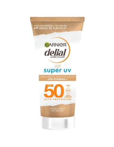 DELIAL SOLAR FACIAL BB SUPER UV CREMA CON COLOR TONO MEDIO SFP50 50 ML