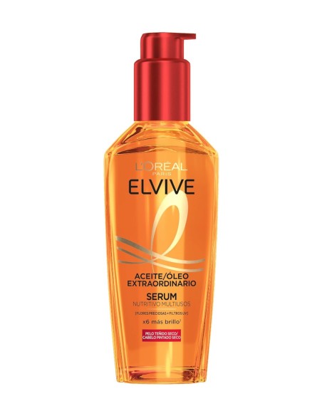 Aceite Extraordinario Elvive para cabello teñido y seco de 100 ml