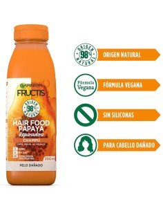 Fructis Champú Hair Food Papaya Pelo Dañado 350 ml. 2
