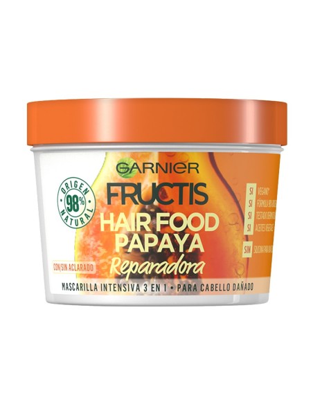 Fructis Mascarilla Hair Food Papaya Reparadora 390 ml.