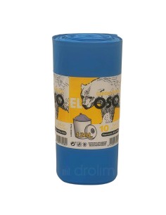 Saco de Basura El Oso extra azul de 120 litros.