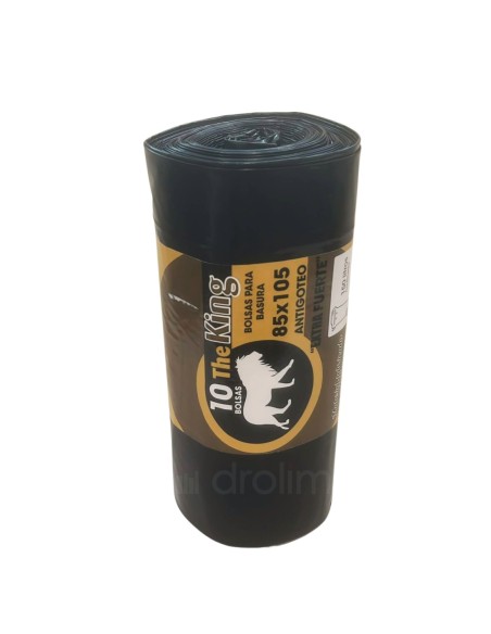 King Saco de Basura negro de 120 litros.