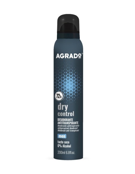 Agrado Desodorante Spray Men Dry 200ml - Protección Masculina