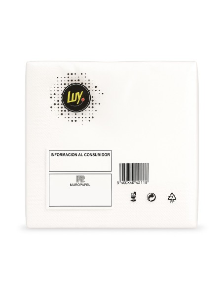 Servilleta 40x40cm 2 Capas 50 Uds Luy.