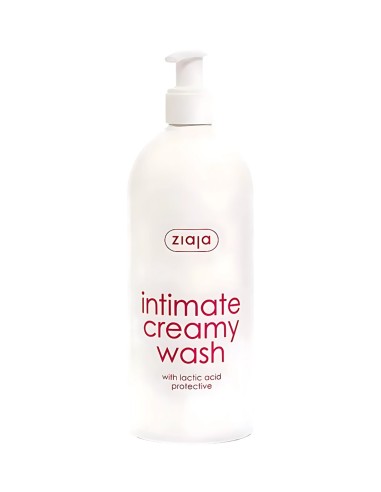 Jabón líquido cremoso de higiene íntima Ziaja de 500 ml.