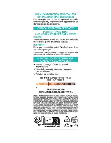 Envase de L'Oréal Bright Reveal 50ml.