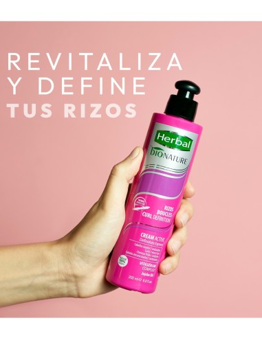 Herbal Crema de Peinado Cabello Rizo 200ml - Control Frizz