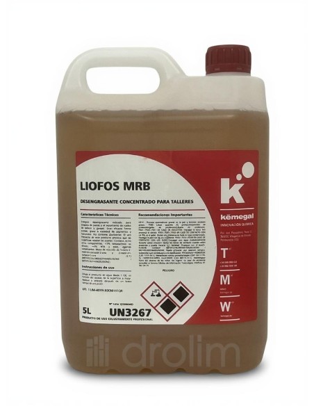 Liofos MRB Desengrasante Talleres 5L Profesional