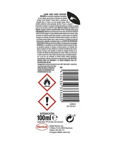 Envase de Bloom Derm Loción Invisible.