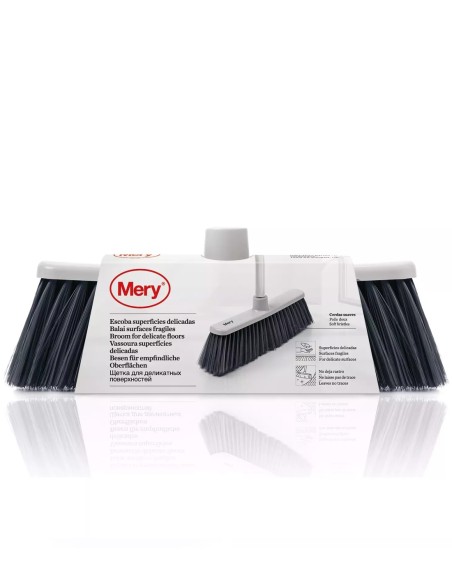 Escoba Mery fibra suave.