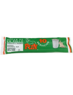 Puny saco basura 85x105 10 uds negro G/80 100L