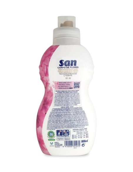 Perfumador SAN 800 ml floral para ropa y tejidos
