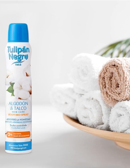 Tulipán Negro spray desodorante 200 ml aroma empolvado