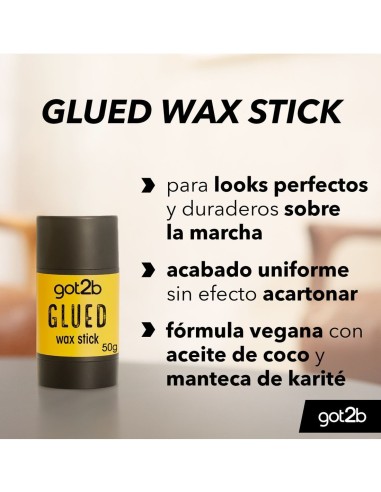 Moldea y fija tu cabello con la cera en barra Got2b, disponible en Drolim.com.