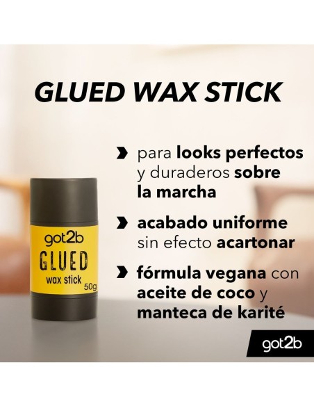 Moldea y fija tu cabello con la cera en barra Got2b, disponible en Drolim.com.