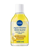 NIVEA AGUA MICELAR 400 ML SKIN GLOW ROSTRO, OJOS Y LABIOS