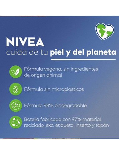 Desmaquillante Nivea, ideal para conseguir un brillo natural.