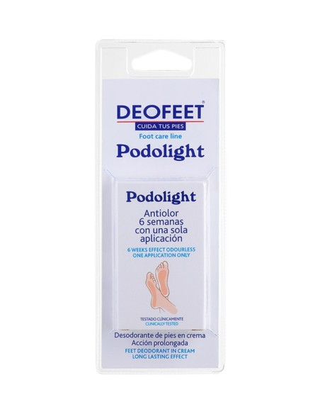 Deofeet Podolight: desodorante en crema para pies 10ml.
