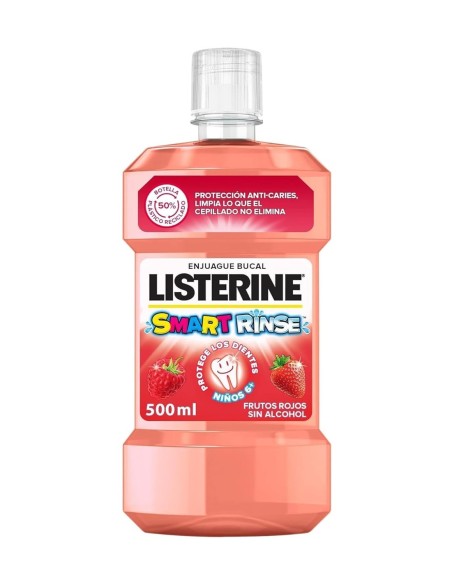 Listerine Infantil Zero Alcohol 500ml, enjuague bucal para niños.