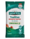 SANYTOL TOALLITAS LIMPIADORAS DESINFECTANTES 24 UDS