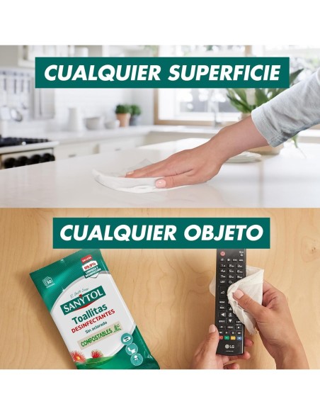 Sanytol Toallitas Desinfectantes 24 uds | Higiene sin lejía