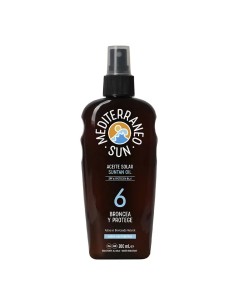 Aceite solar Mediterráneo SPF6 bronceador 200ml