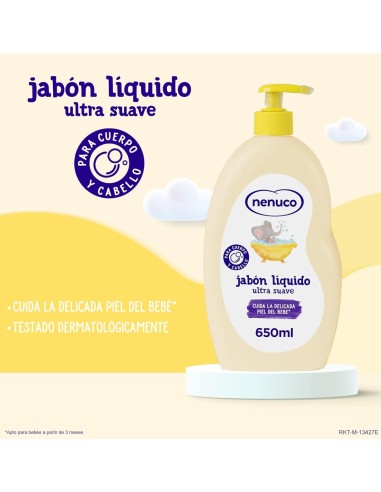 Nenuco Jabón Líquido Infantil 650 ml