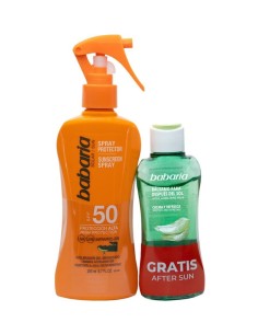 Babaria set solar protector SPF 50 pistola y after sun