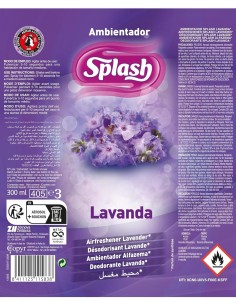 Ambientador en spray Splash con fragancia a lavanda. 2