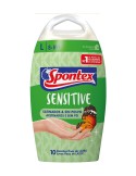 GUANTE SPONTEX LATEX TALLA GRANDE 10 UDS DESECHABLES