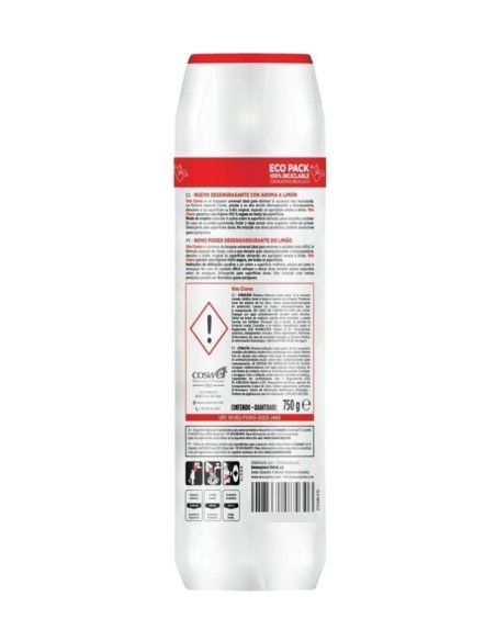 Bote de limpiador desinfectante en polvo Vim Clorex