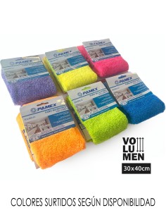 Bayeta multiusos 40x30 cm, alta capacidad de absorcion.