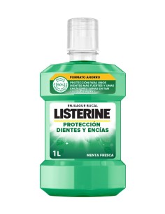 Listerine Enjuague Bucal Dientes y Encías 1L.