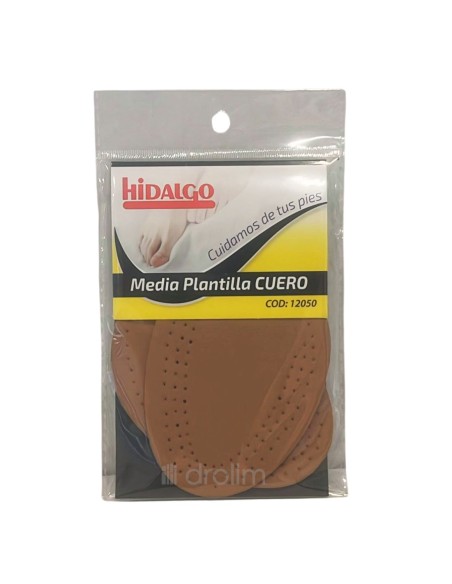 Envase plantilla para calzado de piel 1 par zona planta