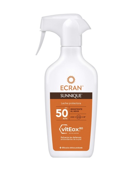 Ecran Solar leche protectora pistola SPF50.
